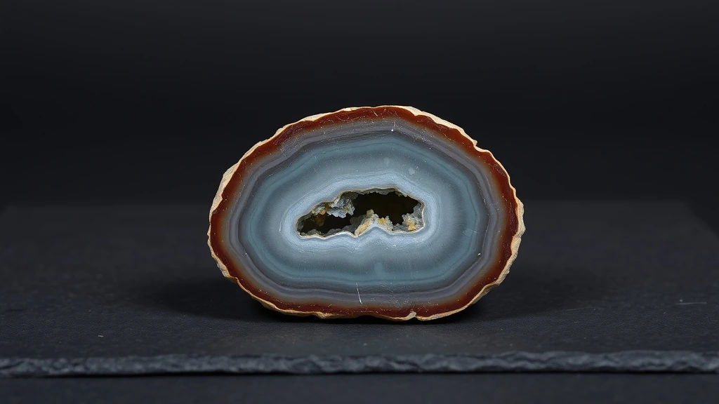 Agate Natural Gemstone Crystal Specimen