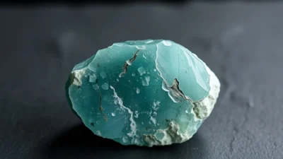 Ajoite Natural Gemstone Crystal Specimen
