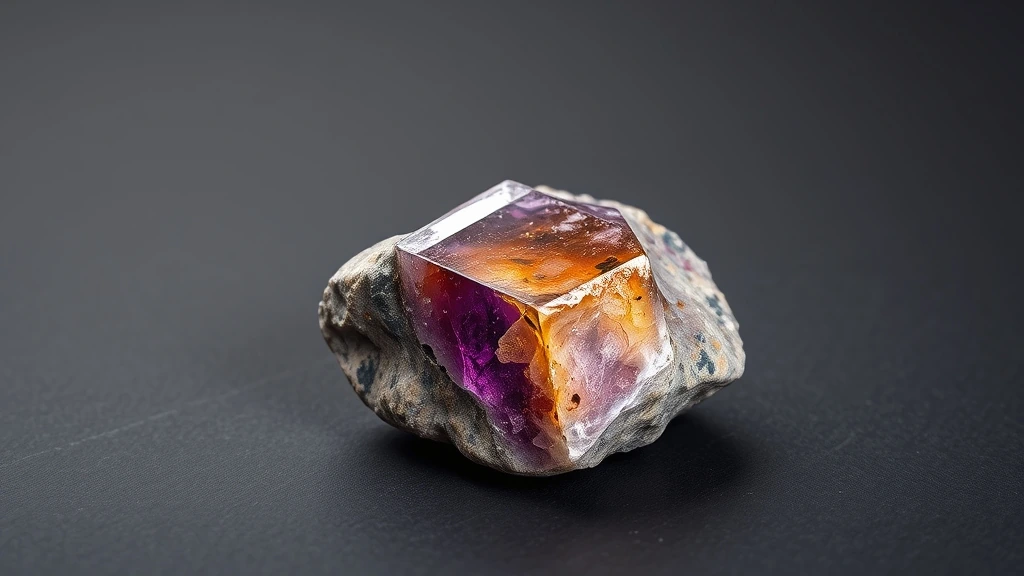 Ametrine Natural Gemstone Crystal Specimen