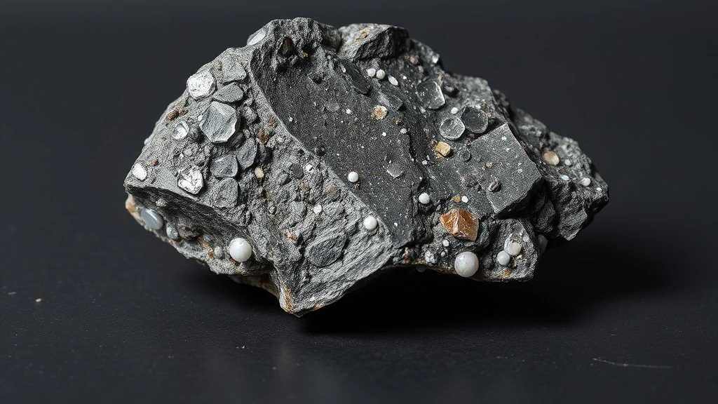Arfvedsonite Natural Gemstone Crystal Specimen