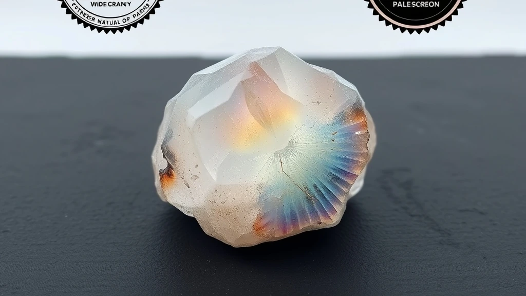 Aura Quartz Natural Gemstone Crystal Specimen