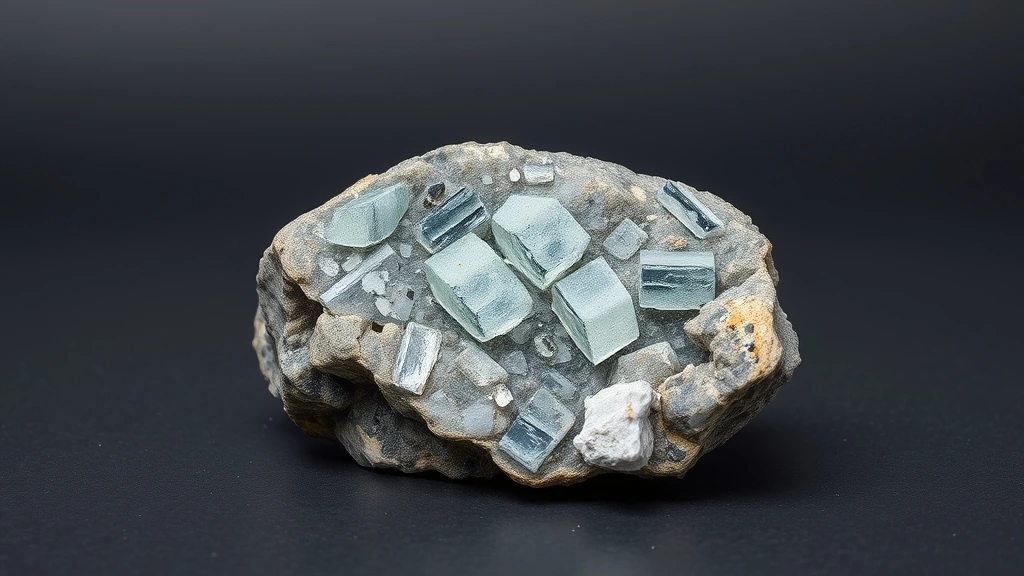 Anapaite Natural Gemstone Crystal Specimen