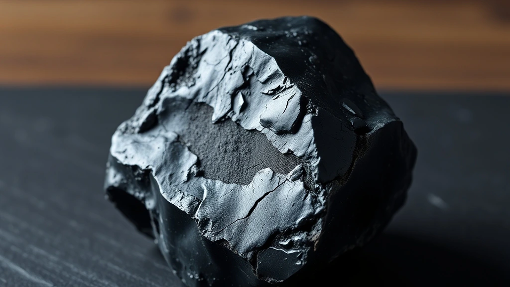 Black Jade Natural Gemstone Crystal Specimen