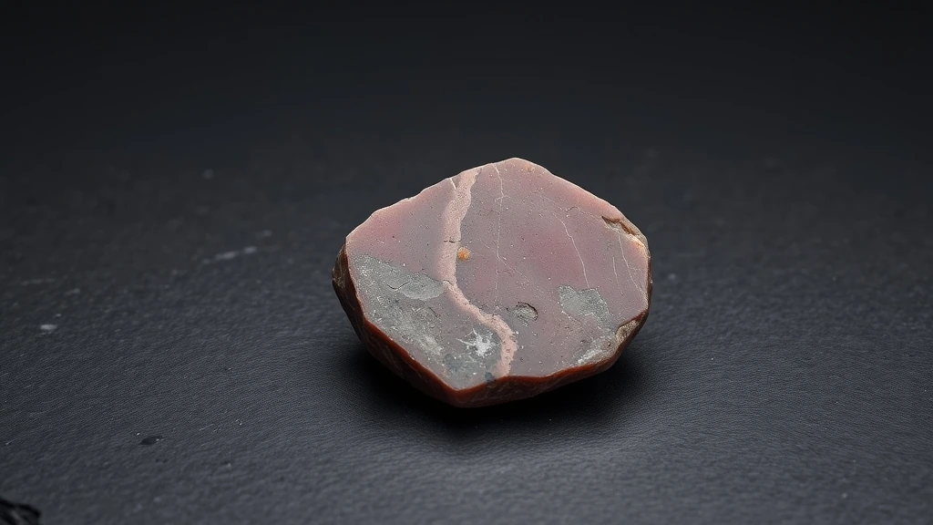 Bloodstone (heliotrope) Natural Gemstone Crystal Specimen