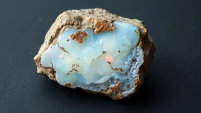 Boulder Opal Natural Gemstone Crystal Specimen