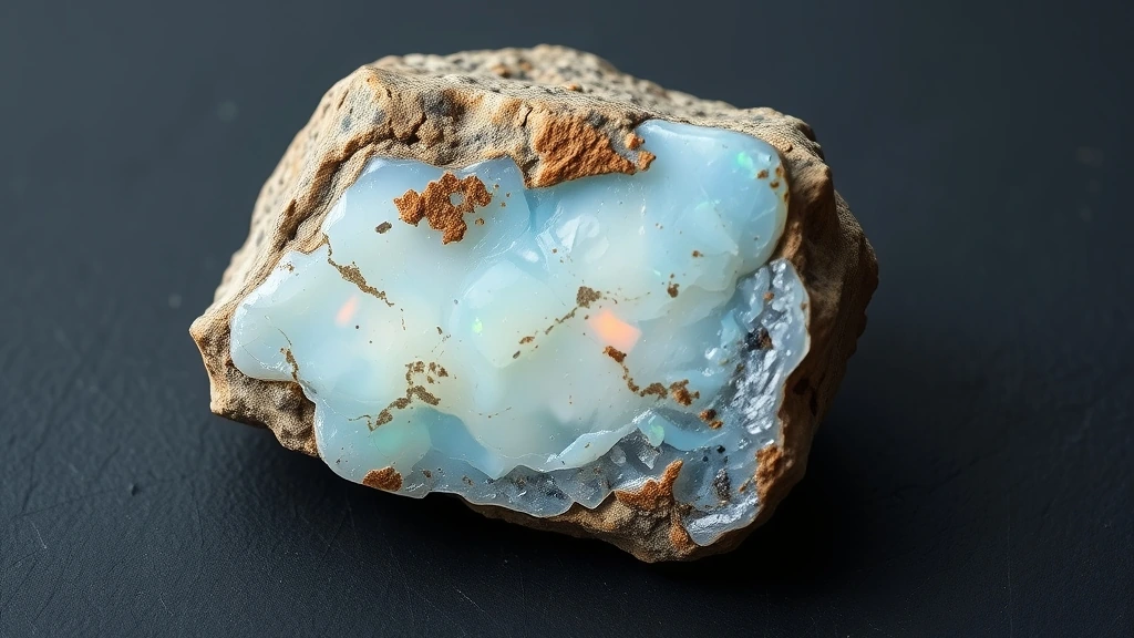 Boulder Opal Natural Gemstone Crystal Specimen
