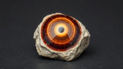 Bull's Eye (red Tiger's Eye) Natural Gemstone Crystal Specimen