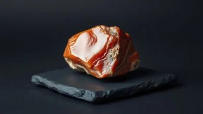 Carnelian Natural Gemstone Crystal Specimen