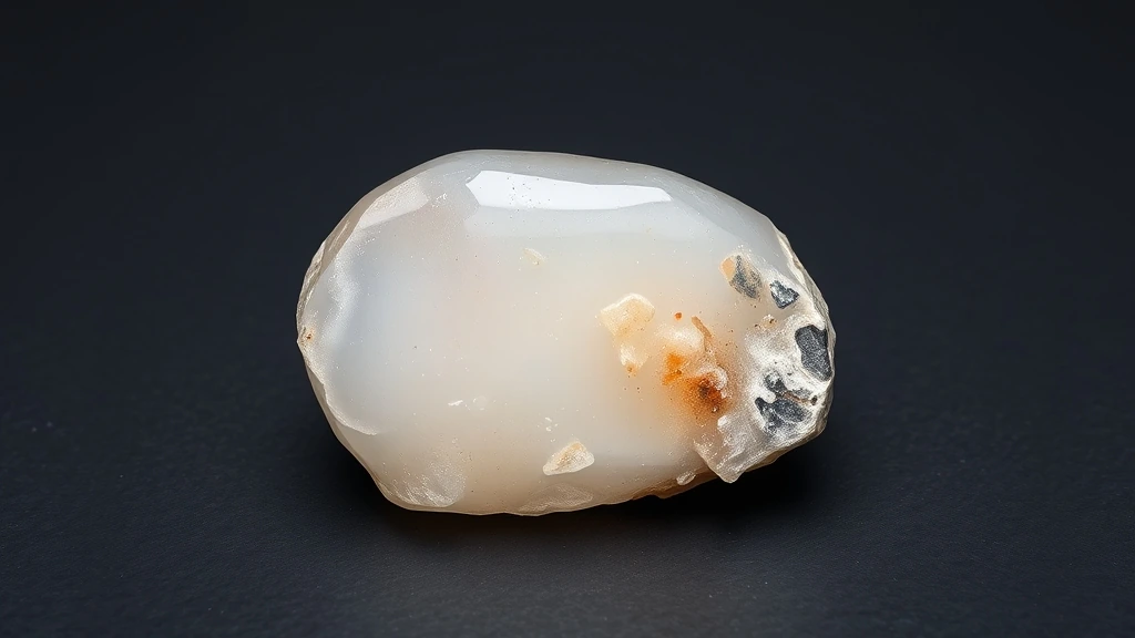 Chalcedony Natural Gemstone Crystal Specimen
