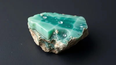 Chrysoprase Natural Gemstone Crystal Specimen
