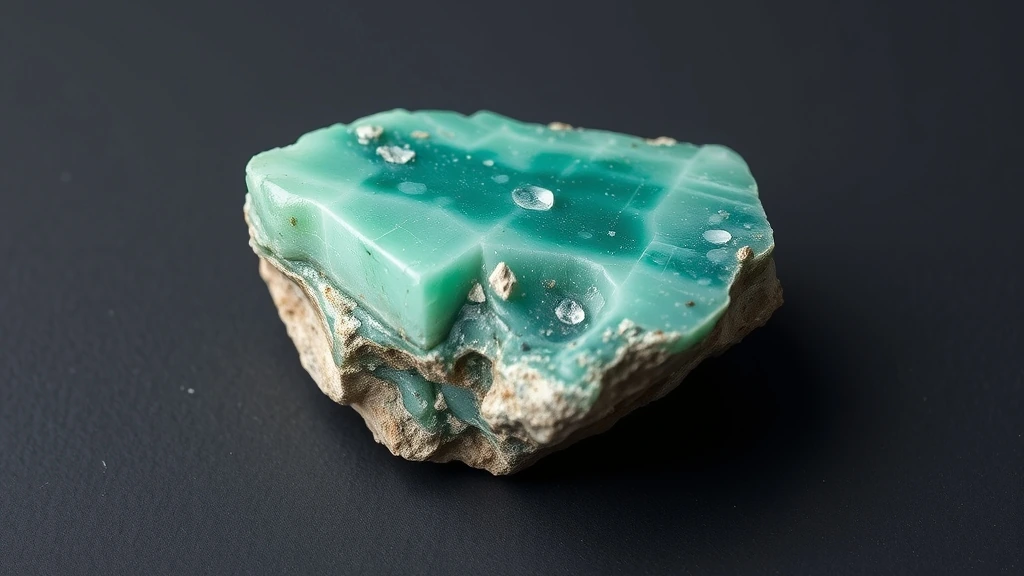 Chrysoprase Natural Gemstone Crystal Specimen