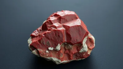 Cinnabar Natural Gemstone Crystal Specimen