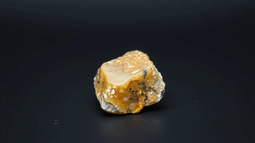Copal Resin Natural Gemstone Crystal Specimen