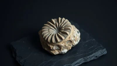 Crinoid Fossil Natural Gemstone Crystal Specimen
