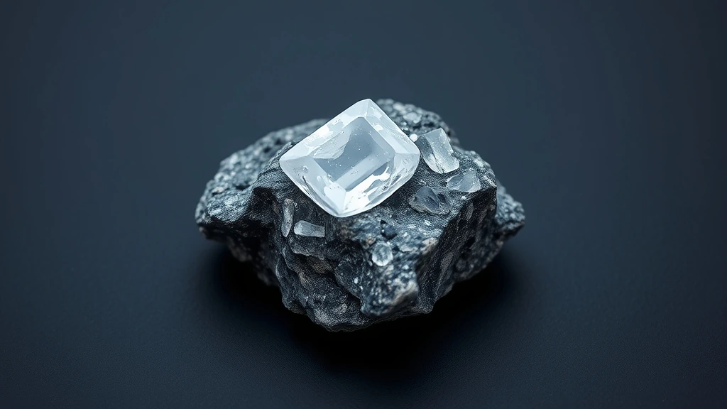 Cubic Zirconia Natural Gemstone Crystal Specimen