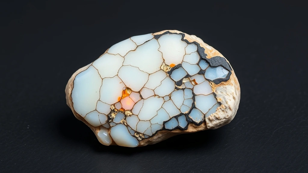 Dendritic Opal Natural Gemstone Crystal Specimen