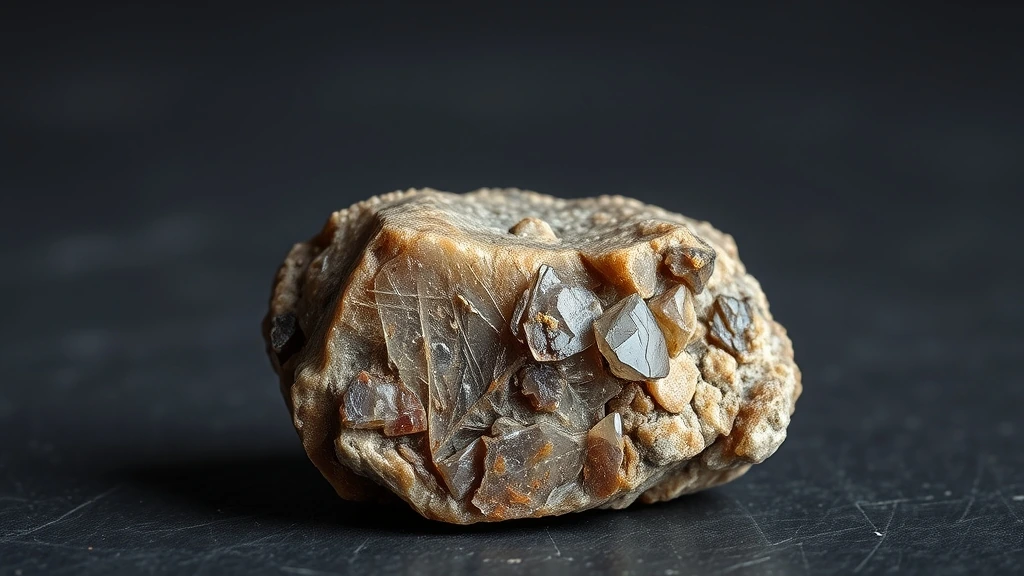 Dravite (brown Tourmaline) Natural Gemstone Crystal Specimen