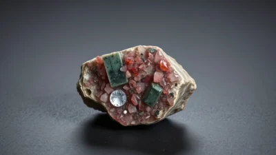 Eudialyte Natural Gemstone Crystal Specimen