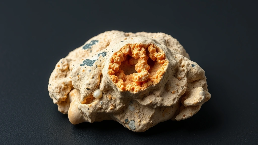 Fossil Coral Natural Gemstone Crystal Specimen