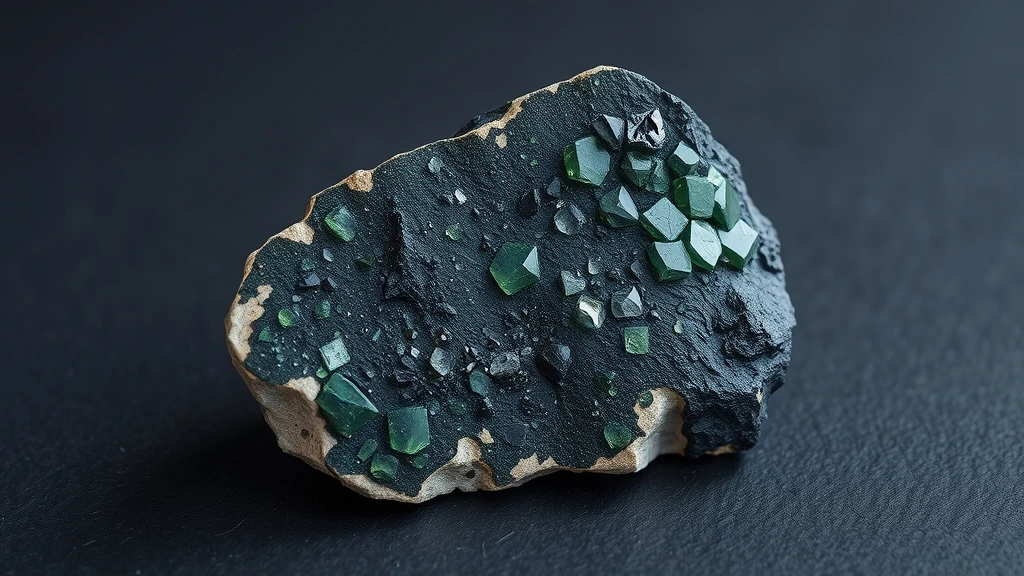 Gaspeite Natural Gemstone Crystal Specimen