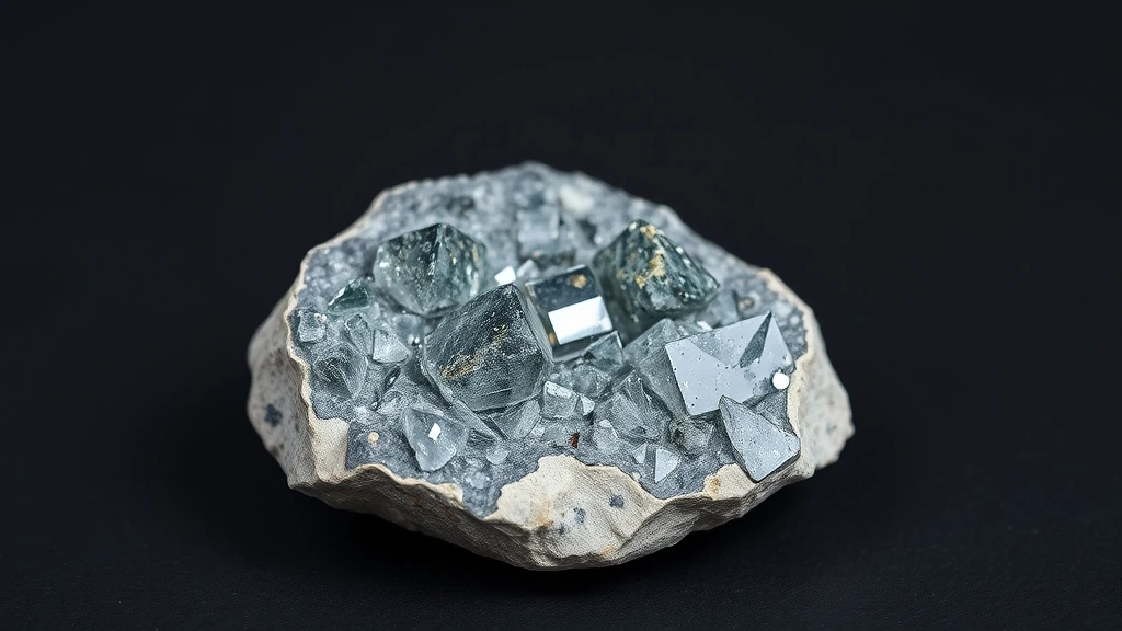 Grandidierite Natural Gemstone Crystal Specimen