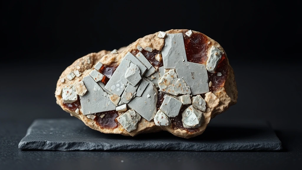 Grossular Garnet Natural Gemstone Crystal Specimen