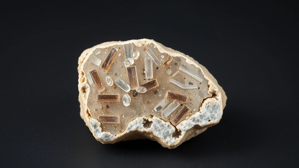 Hamlinite Natural Gemstone Crystal Specimen