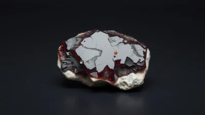 Hessonite Garnet Natural Gemstone Crystal Specimen