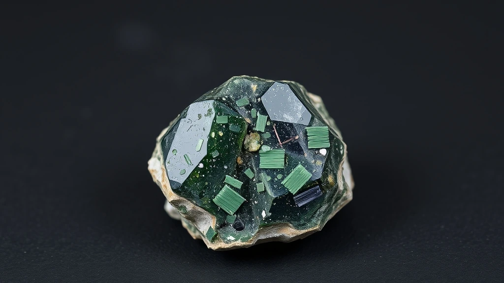 Idocrase (vesuvianite) Natural Gemstone Crystal Specimen