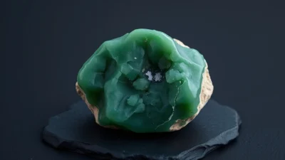 Jadeite Natural Gemstone Crystal Specimen