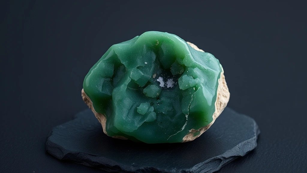 Jadeite Natural Gemstone Crystal Specimen