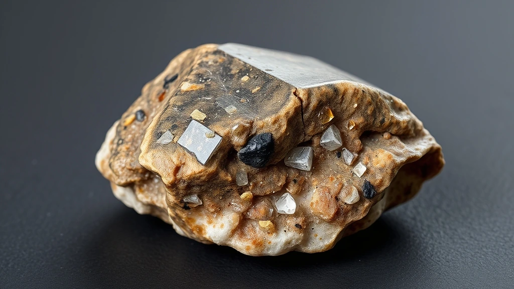 Jarosite Natural Gemstone Crystal Specimen