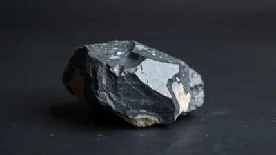 Jet (gagat) Natural Gemstone Crystal Specimen