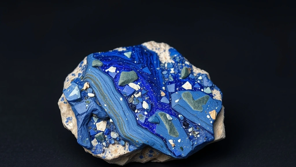 Lapis Lazuli Natural Gemstone Crystal Specimen