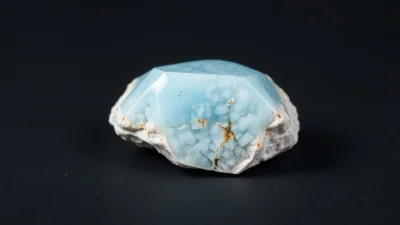 Larimar Natural Gemstone Crystal Specimen