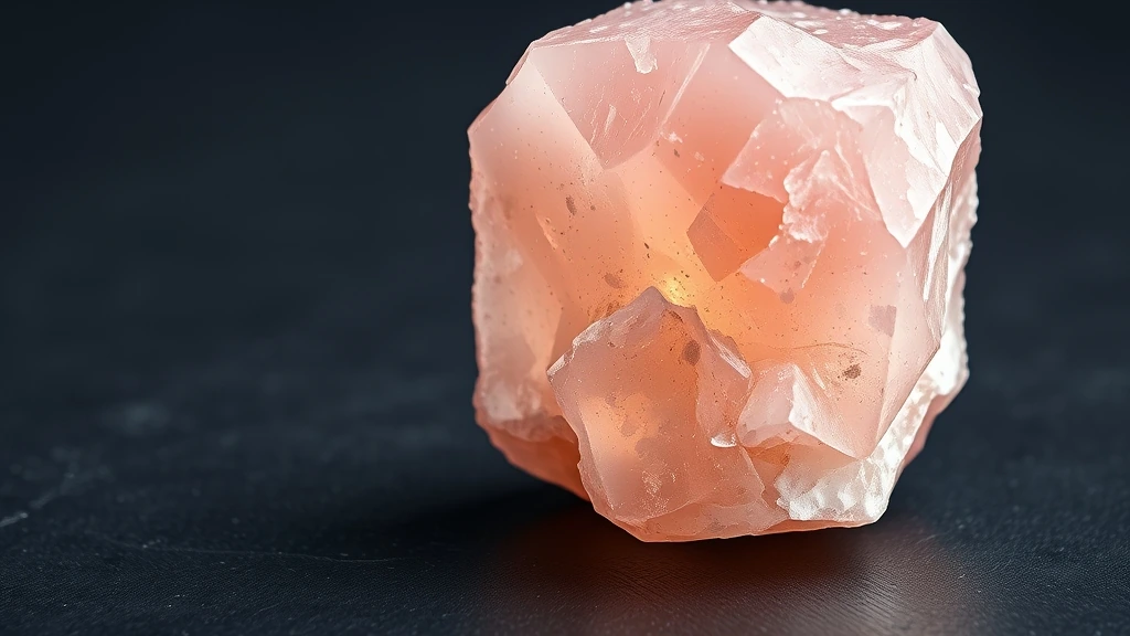 Morganite Natural Gemstone Crystal Specimen