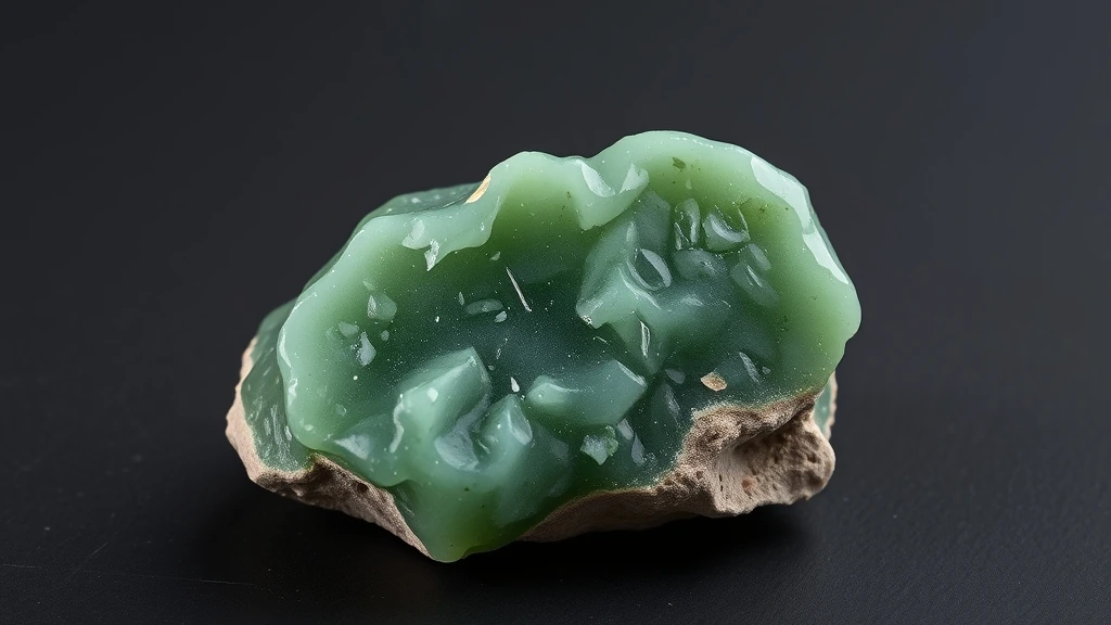 Nephrite Jade Natural Gemstone Crystal Specimen