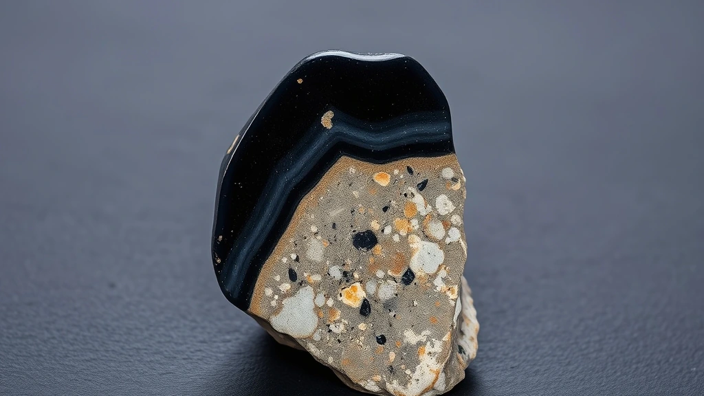 Oltu Stone (jet) Natural Gemstone Crystal Specimen