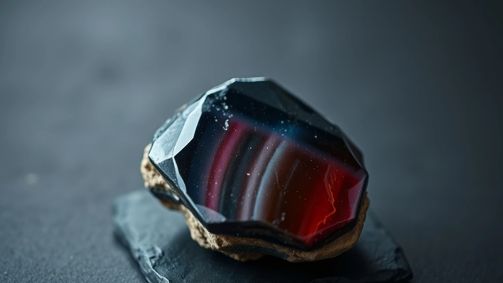 Rainbow Obsidian Natural Gemstone Crystal Specimen