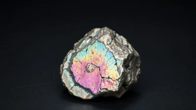 Rainbow Pyrite Natural Gemstone Crystal Specimen