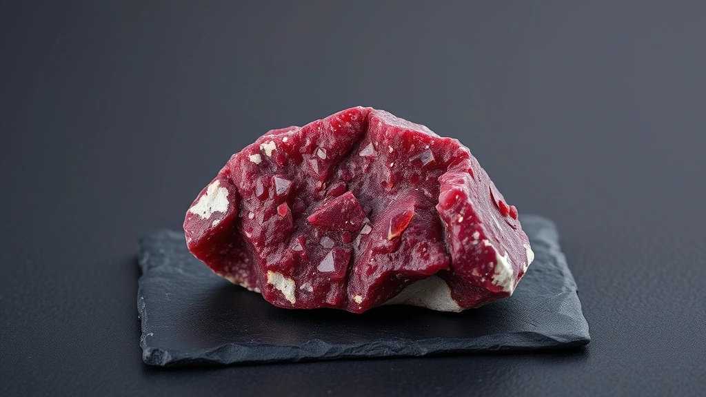 Ruby Natural Gemstone Crystal Specimen