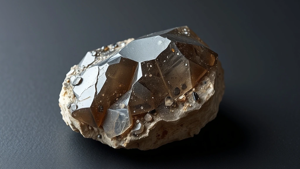 Smoky Quartz Natural Gemstone Crystal Specimen