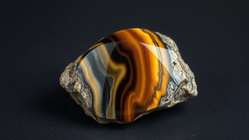 Tiger's Eye Natural Gemstone Crystal Specimen