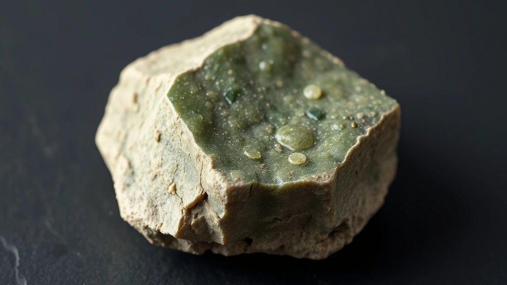 Verdite (budstone) Natural Gemstone Crystal Specimen