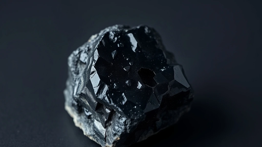 Volcanic Glass (obsidian) Natural Gemstone Crystal Specimen