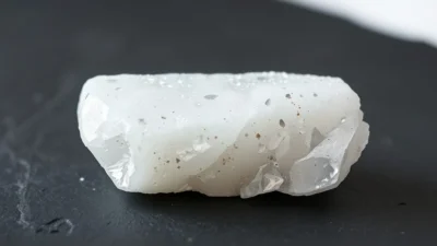White Topaz Natural Gemstone Crystal Specimen